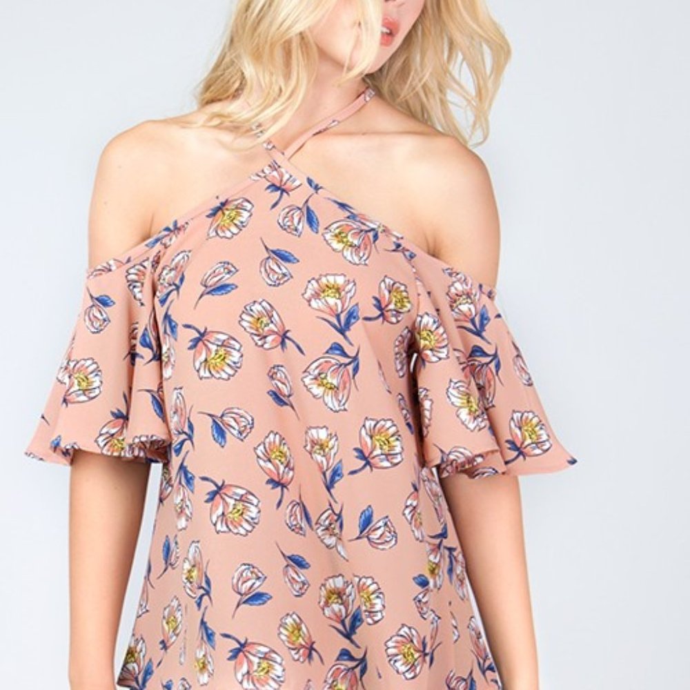 Off Shoulder Floral Top